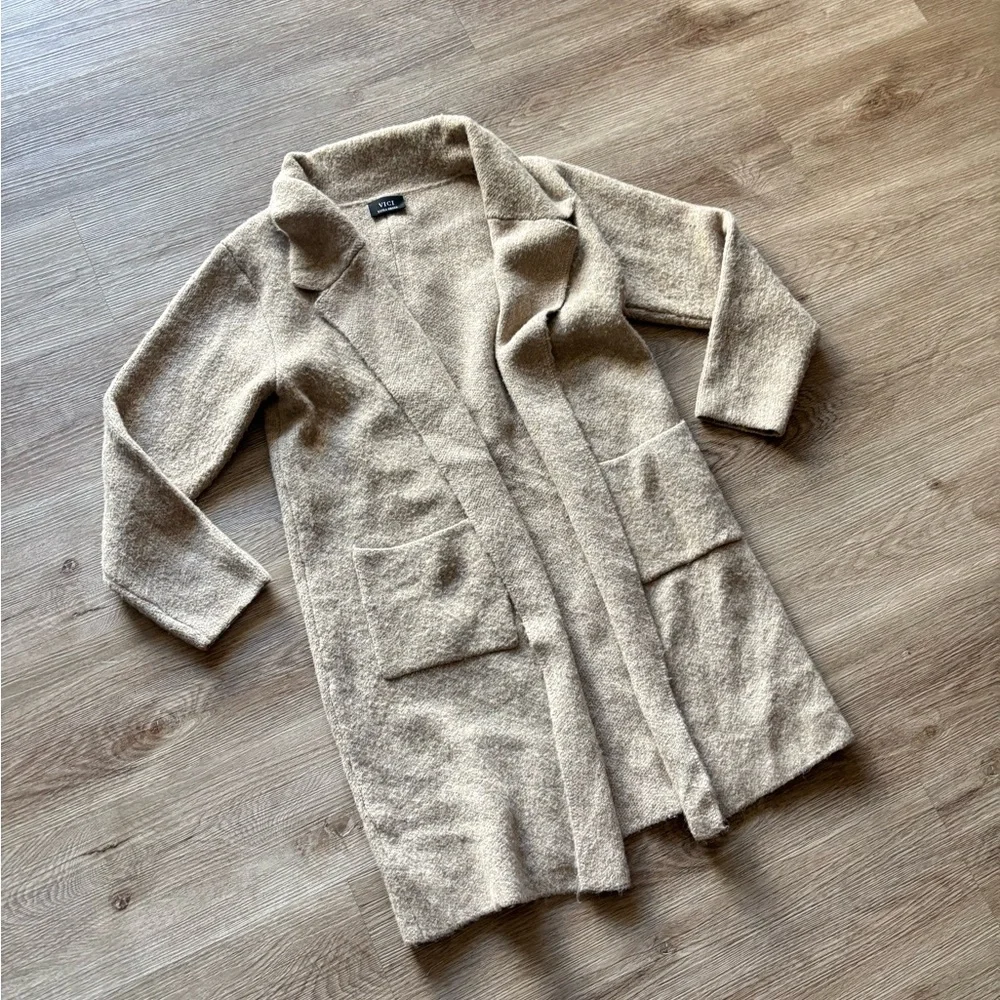 VICI Alexia Pocketed Duster Cardigan - Picture 7 of 11